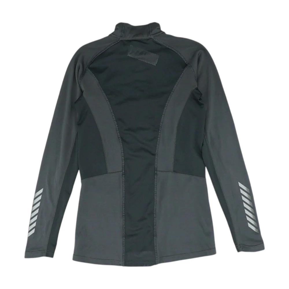 Black Solid 1/4 Zip Pullover - Image 2