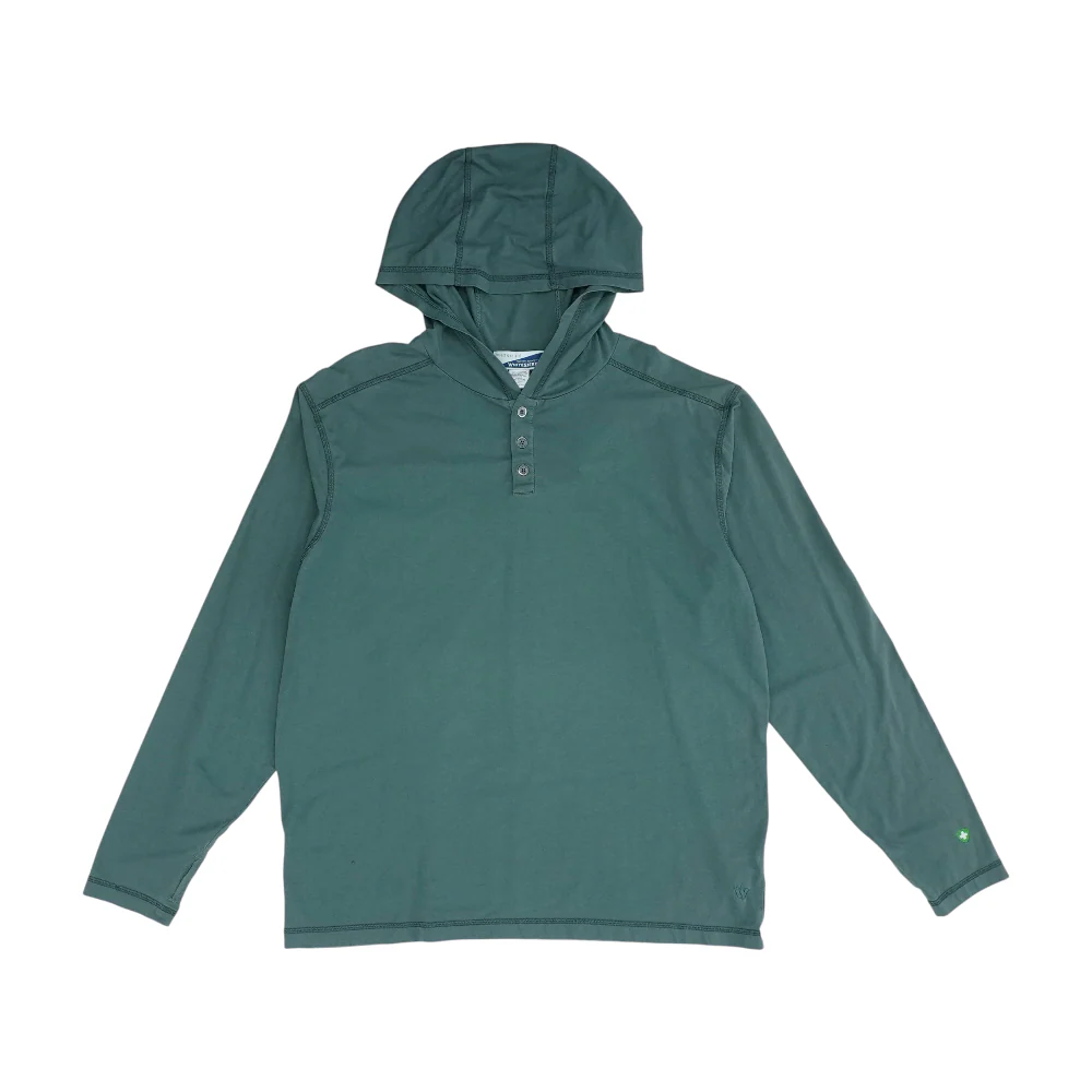 Green Solid Henley T-Shirt