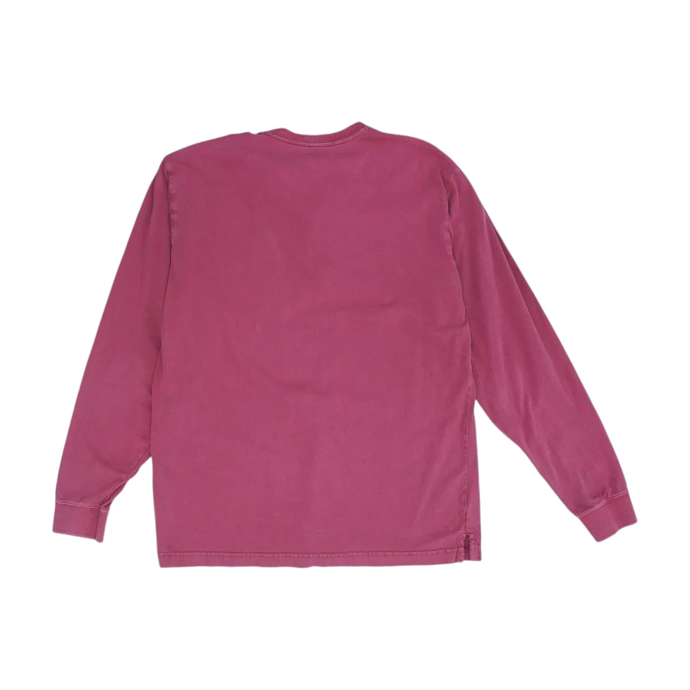 Red Solid Henley T-Shirt - Image 2