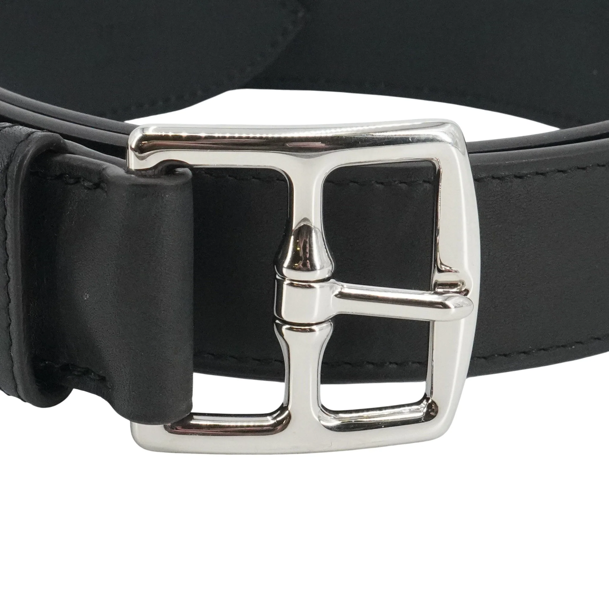 Noir Etriviere 32 Belt in Barenia Calfskin - Image 3