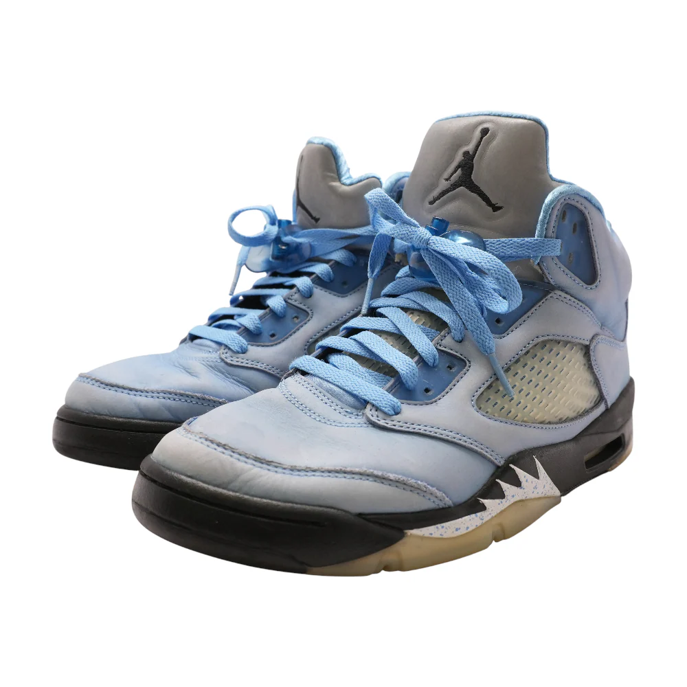 Jordan 5 Retro "UNC" High-Top Athletic Shoes
