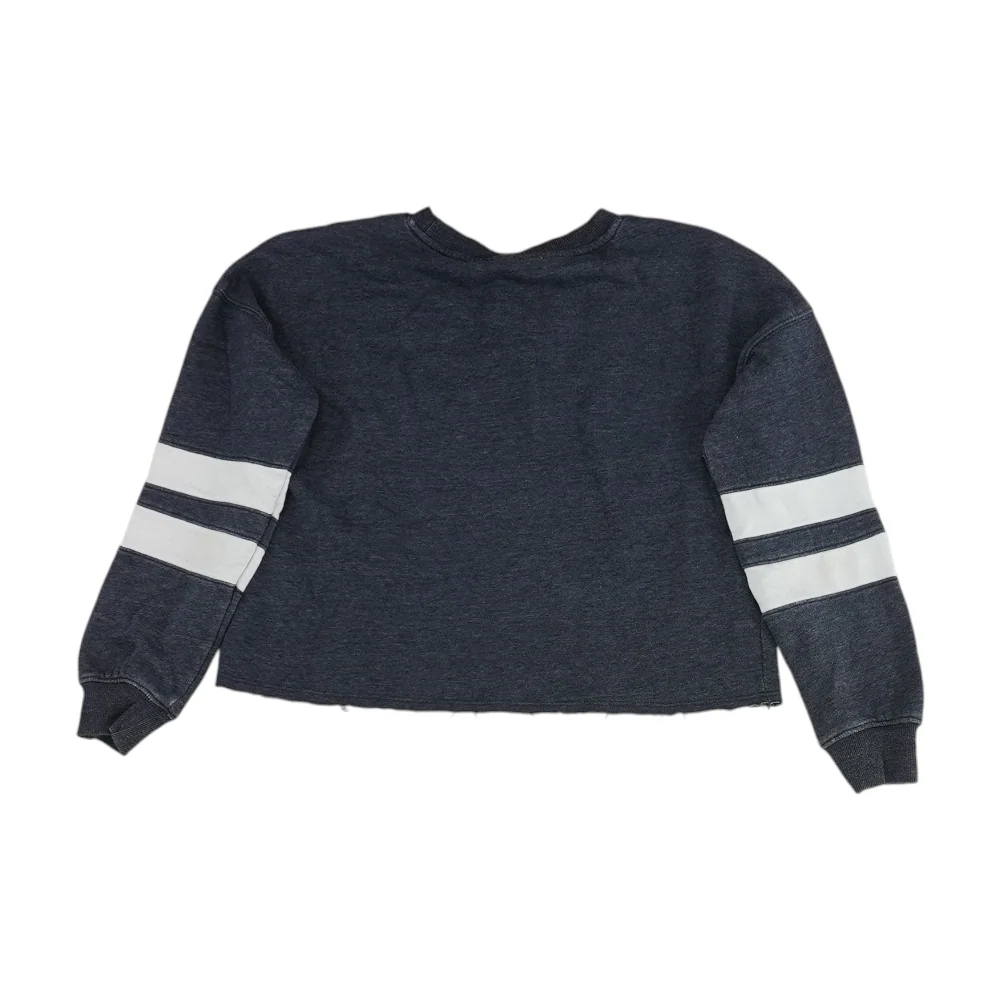 Navy Solid Sweatshirt Pullover - Image 2