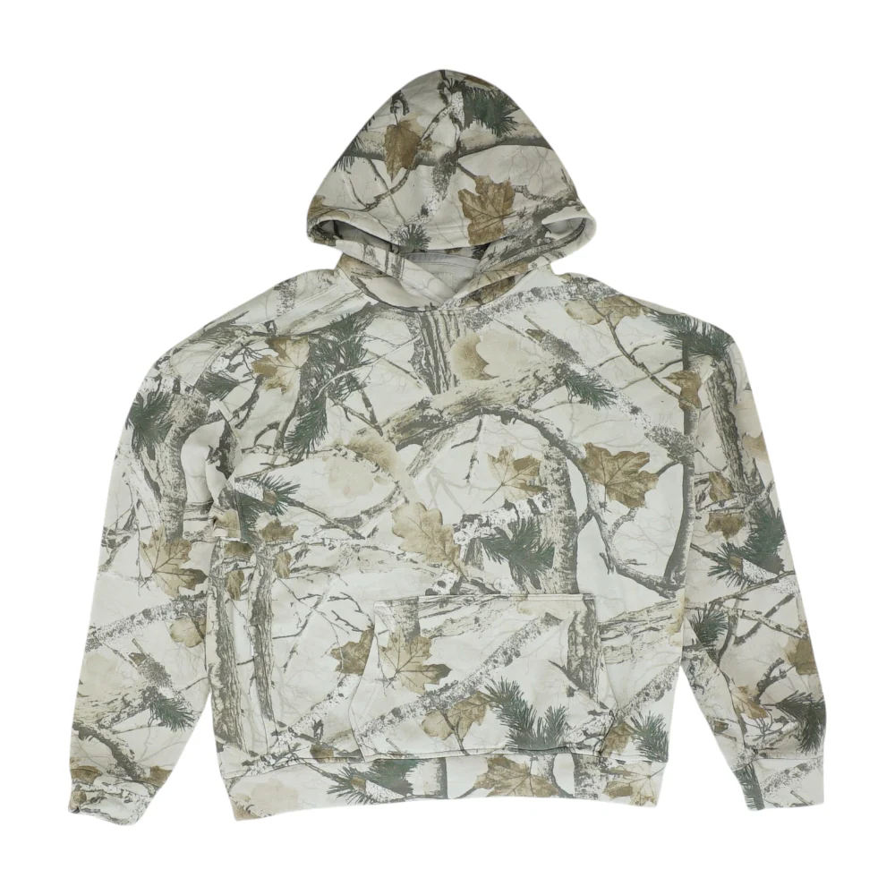 Gray Tall Camo Hoodie Pullover