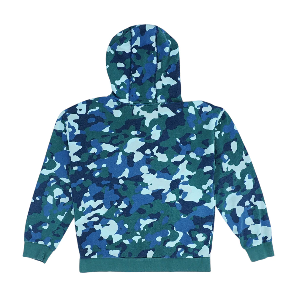 Green Camo Hoodie Pullover - Image 2