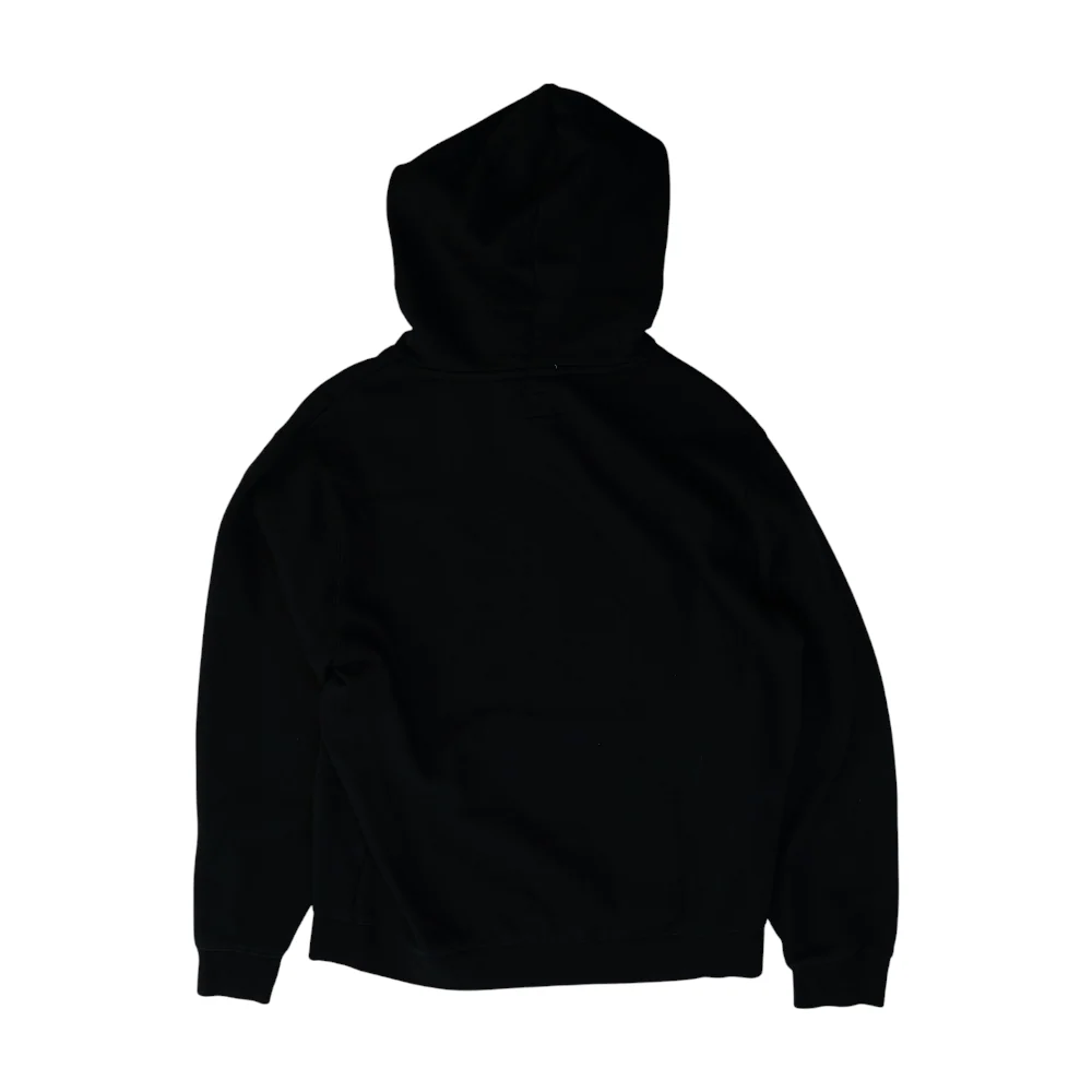 Black Solid Hoodie Pullover - Image 2