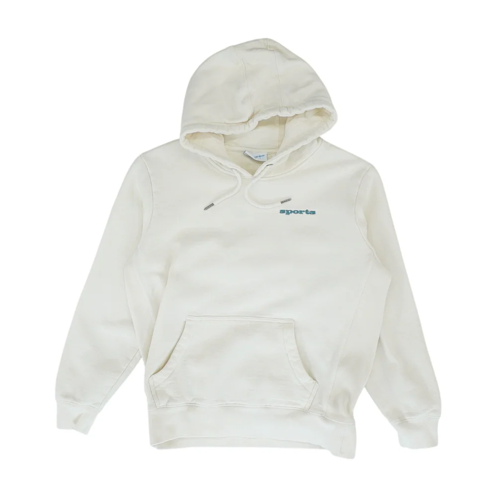 Ivory Solid Hoodie Pullover