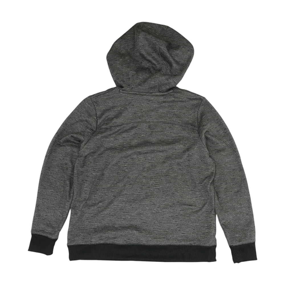 Gray Solid Hoodie Pullover - Image 2