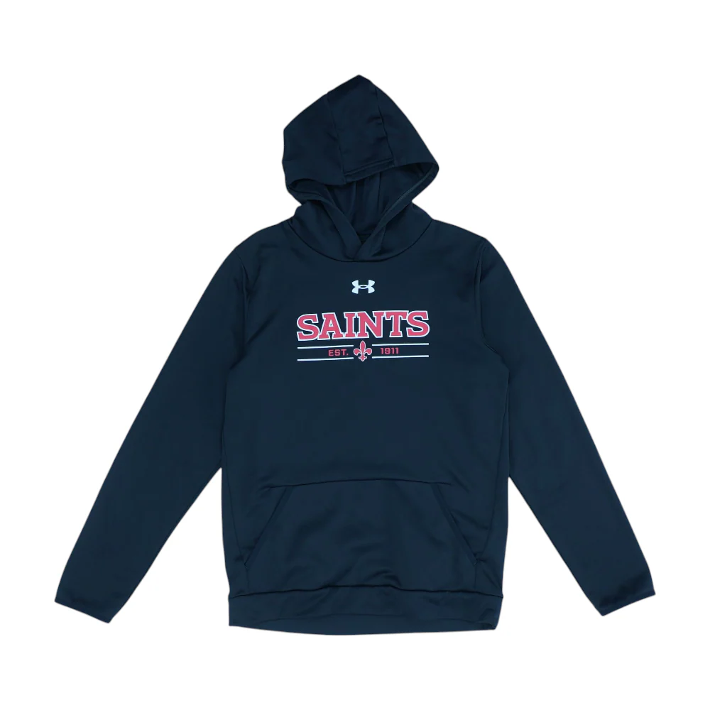 Black New Orleans Saints Hoodie Pullover