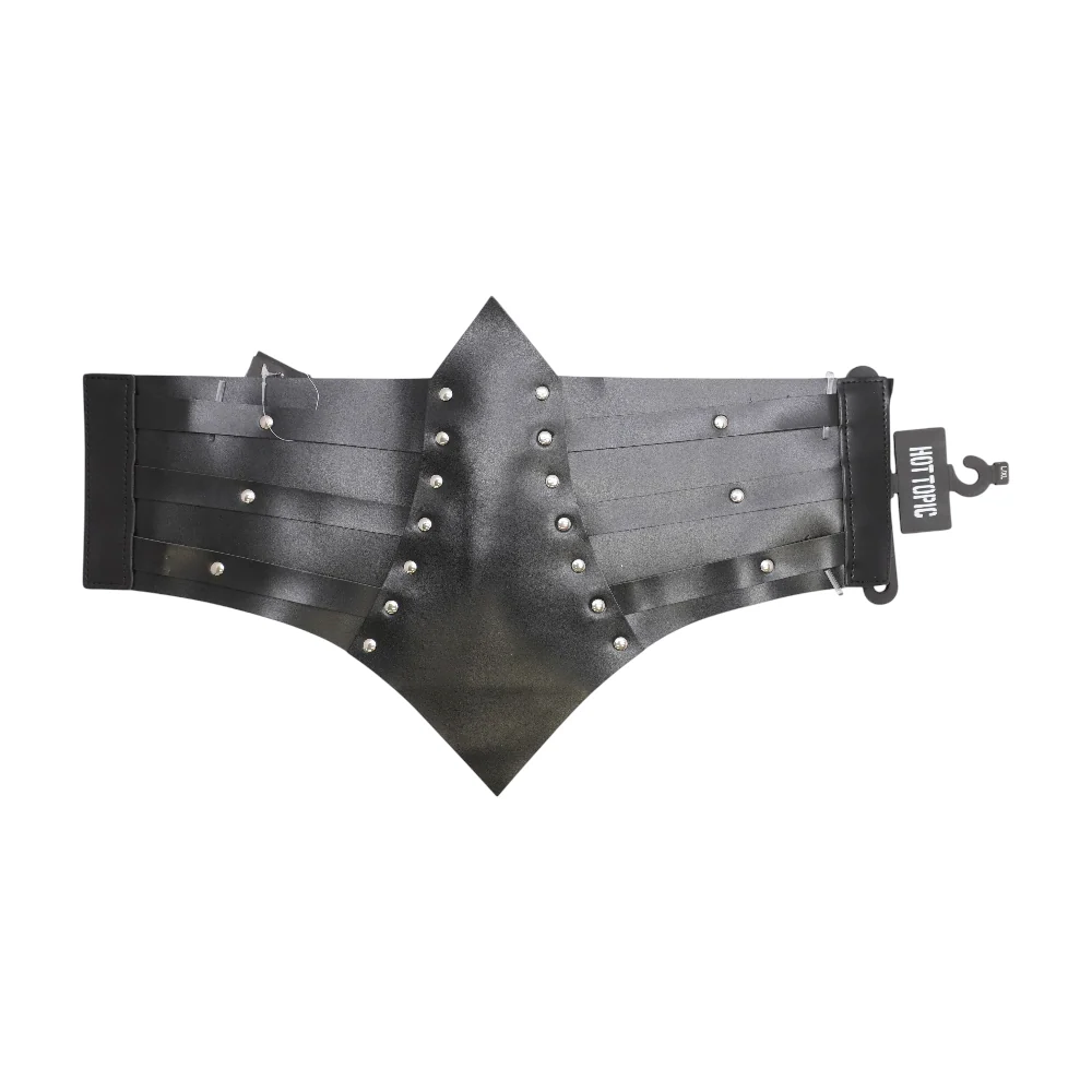 Black Faux Leather Belt - Image 2