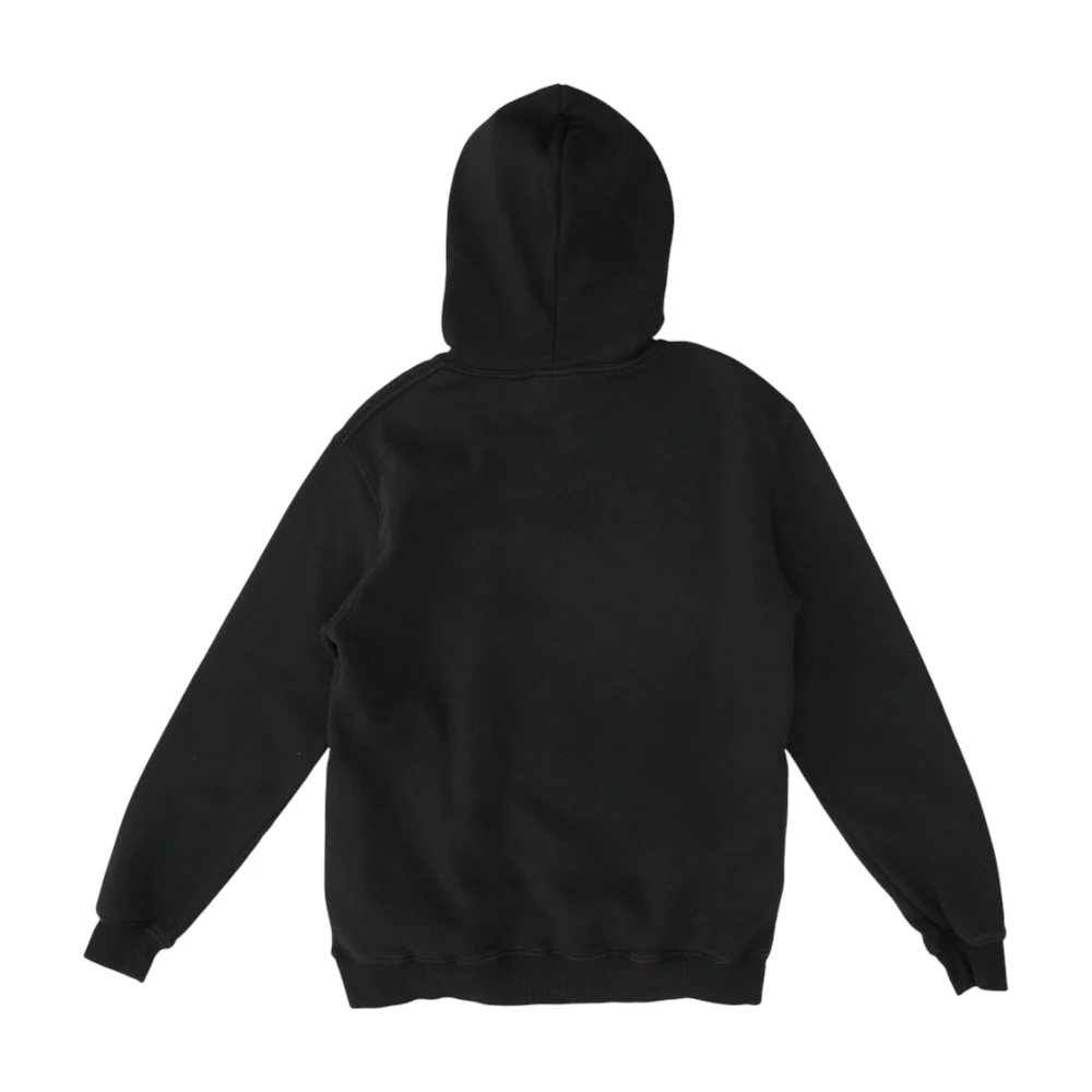 Black Solid Hoodie Pullover - Image 2