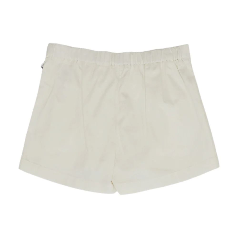 White Solid Chino Shorts - Image 2