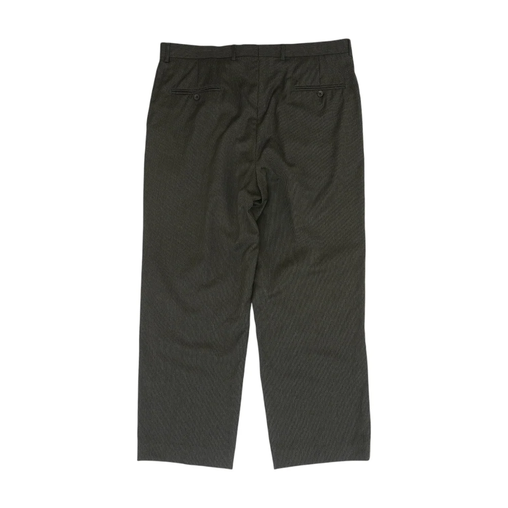 Charcoal Striped Regular Pants - Image 2