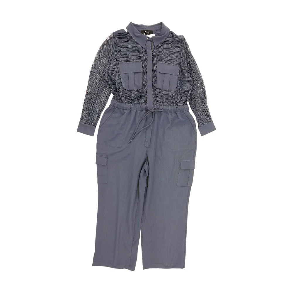 Indigo Solid Jumpsuit