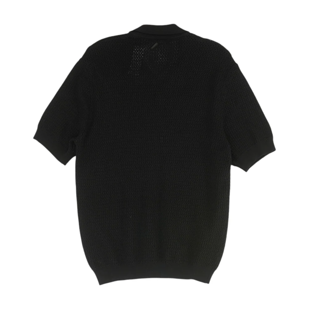 Black Solid 1/4 Zip Sweater - Image 2