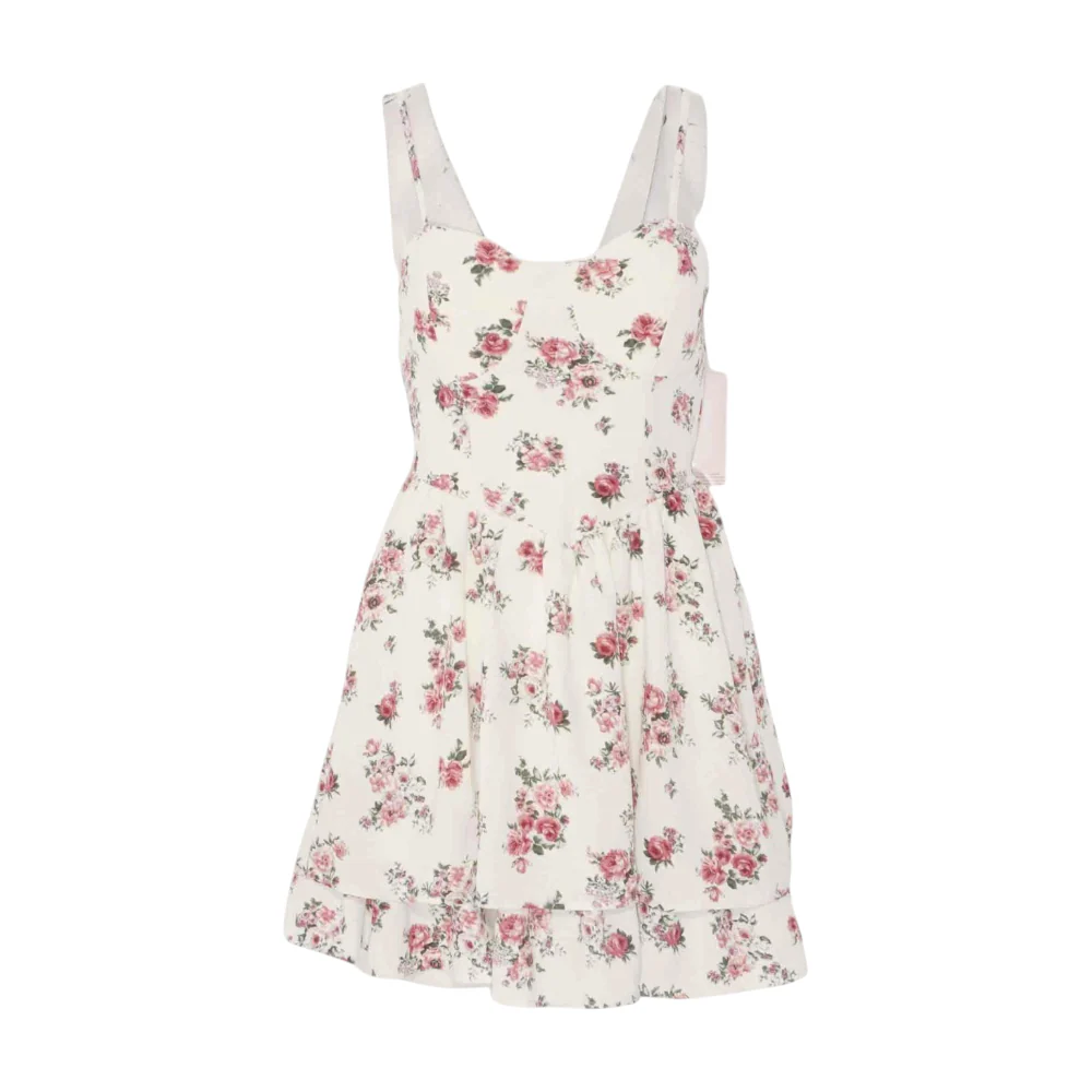 Ivory Floral Mini Dress