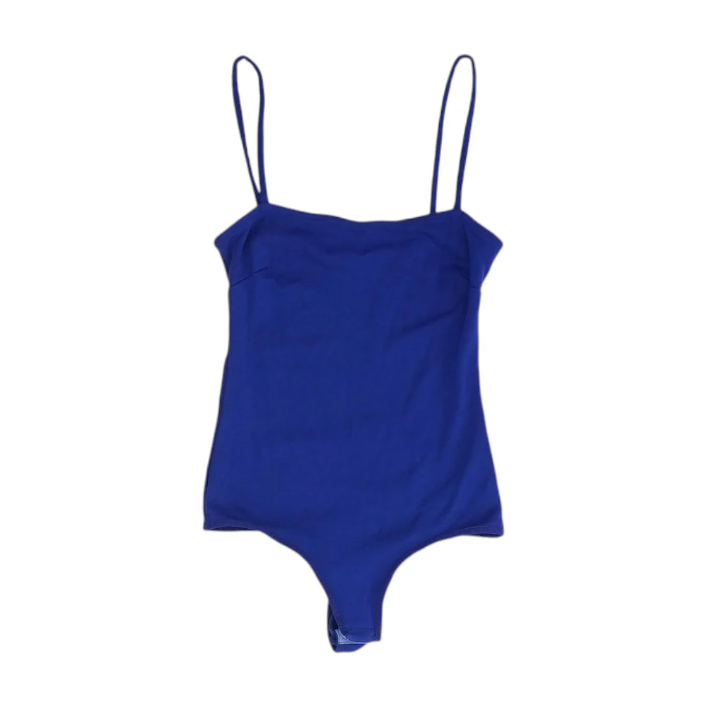 Blue Bodysuit Blouse
