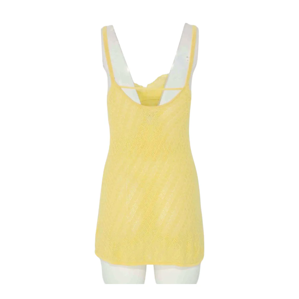 Yellow Mini Dress - Image 2