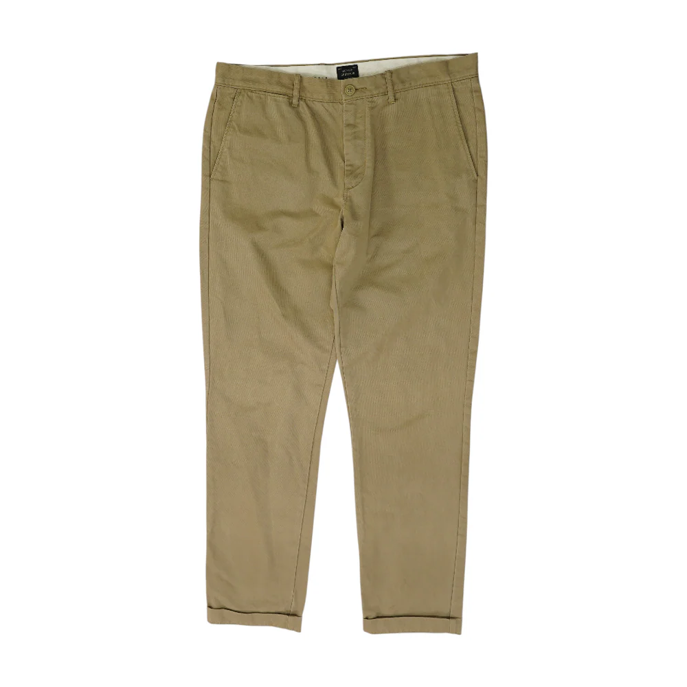 Khaki Straight Pants