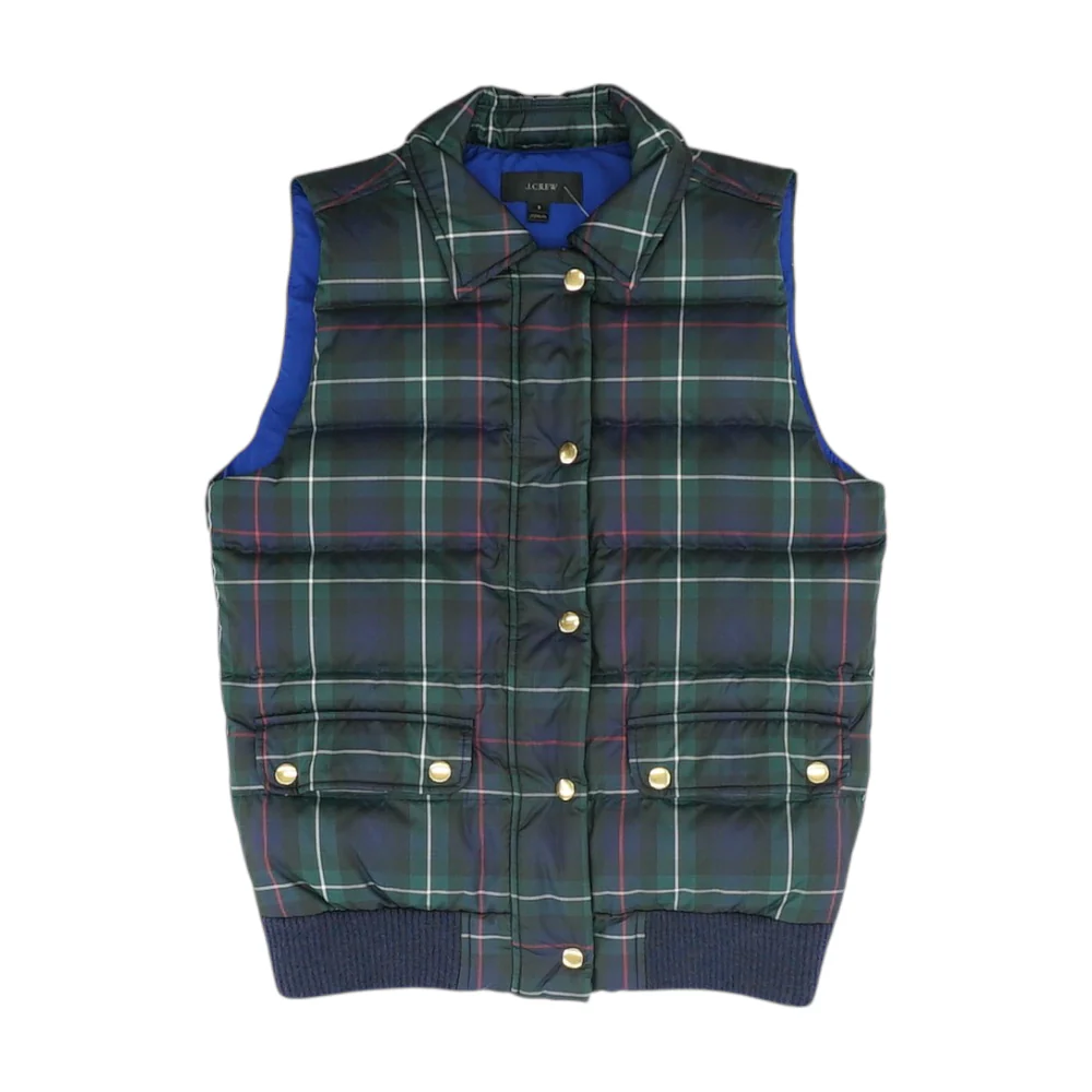 Multi Plaid Vest