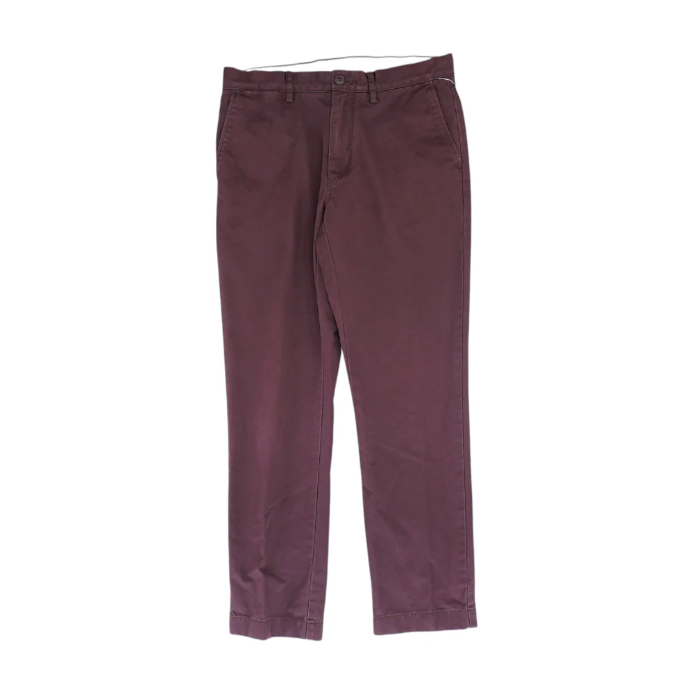 Burgundy Regular Pants