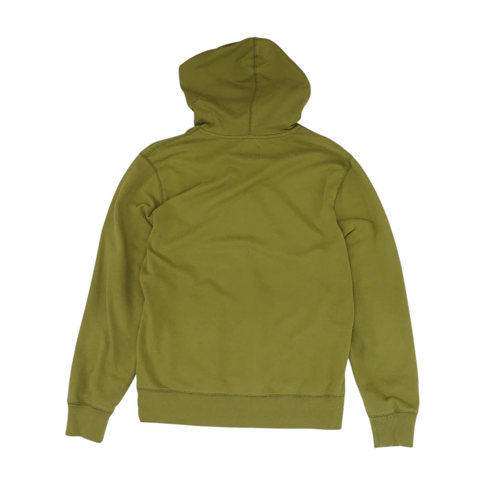Green Solid Hoodie Pullover - Image 2