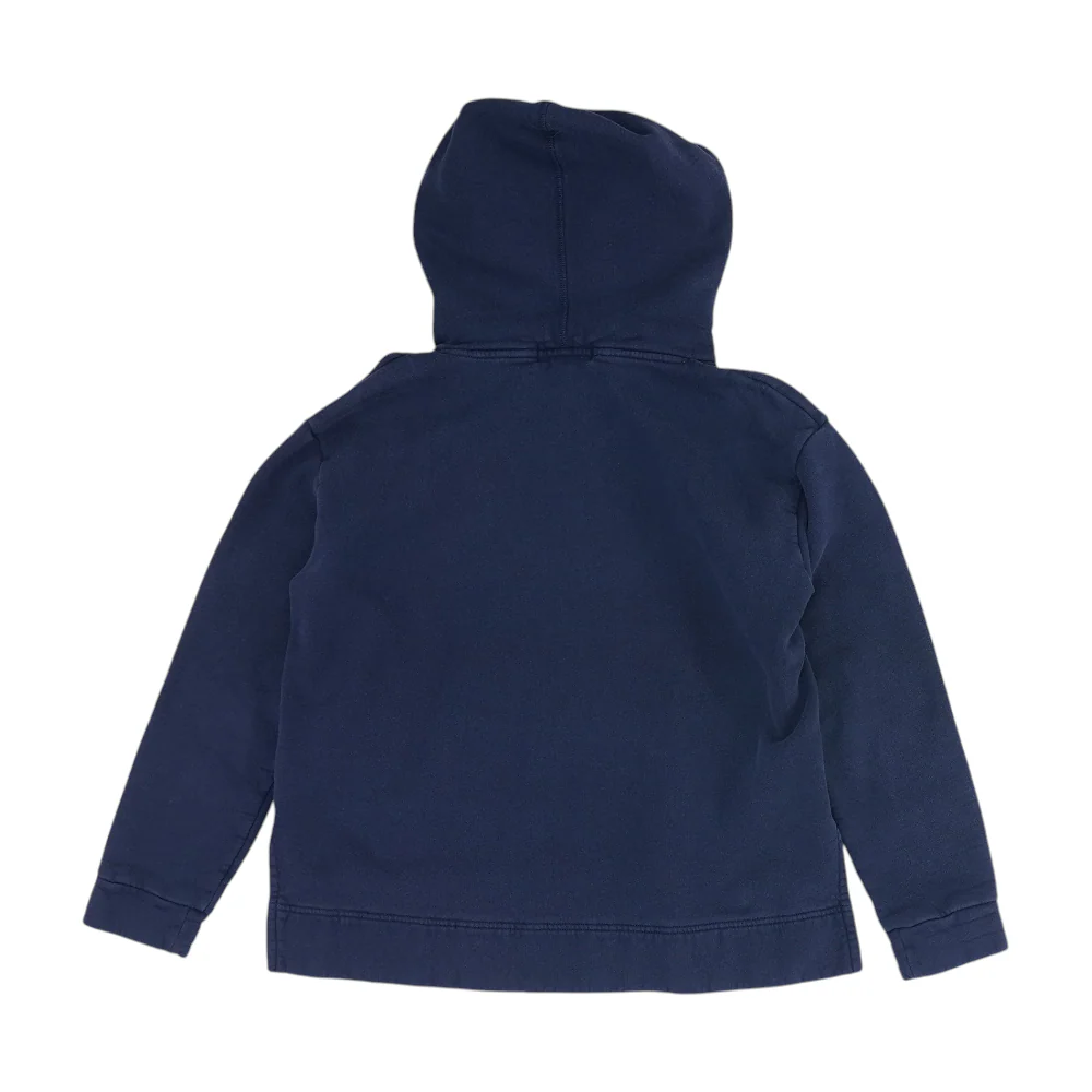 Navy Solid Hoodie Pullover - Image 2
