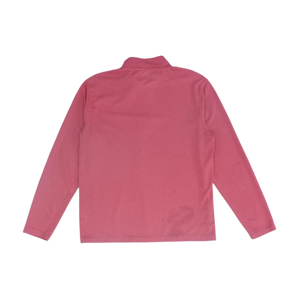 Red Solid 1/4 Zip Pullover - Image 2