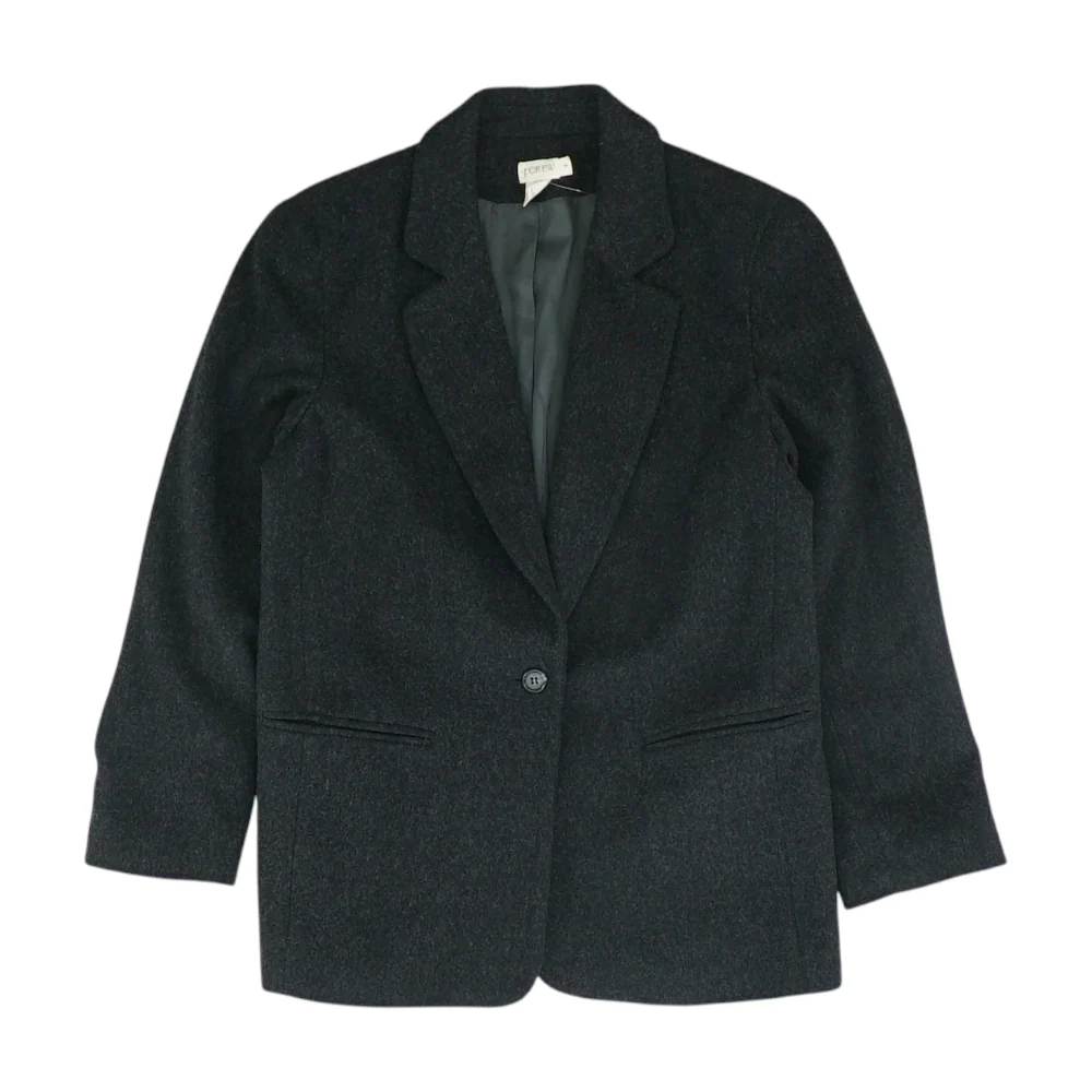 Black Solid Blazer