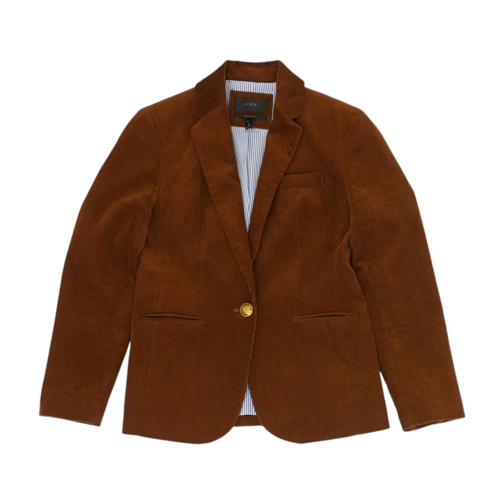 Brown Petite Solid Blazer