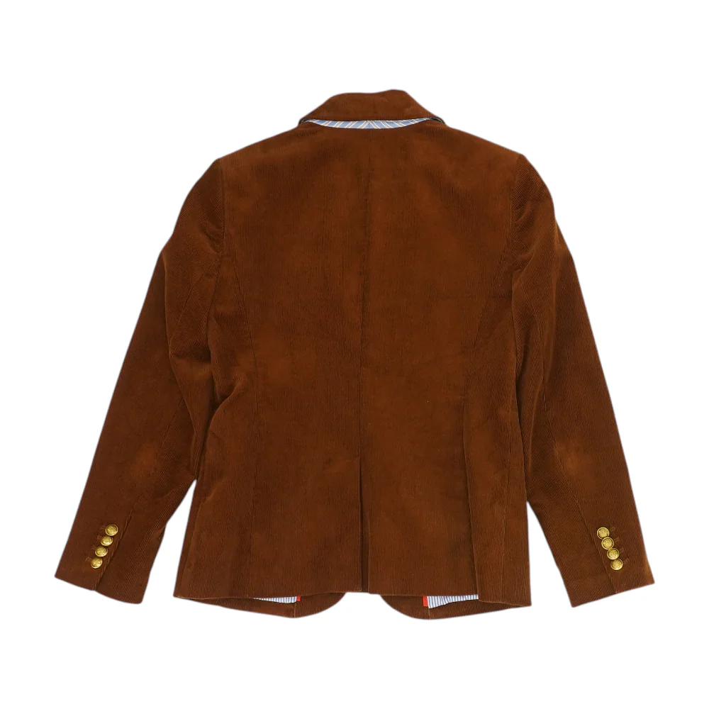 Brown Petite Solid Blazer - Image 2