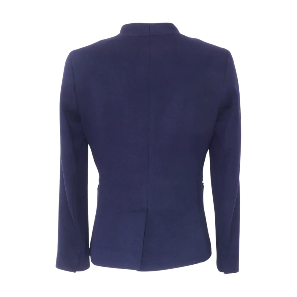 Navy Solid Blazer - Image 2