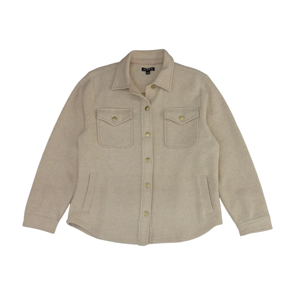 Beige Solid Jacket