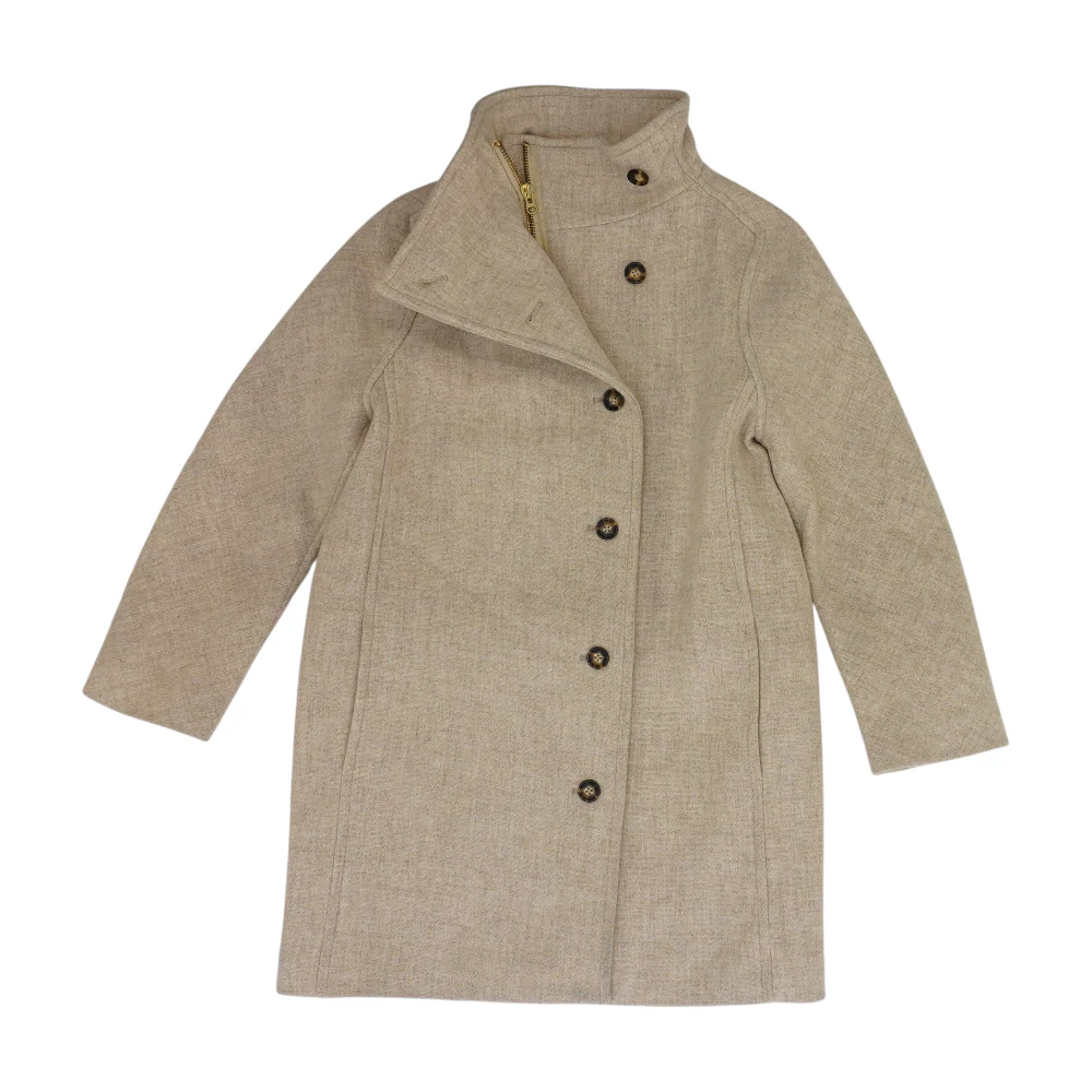 Beige Solid Coat