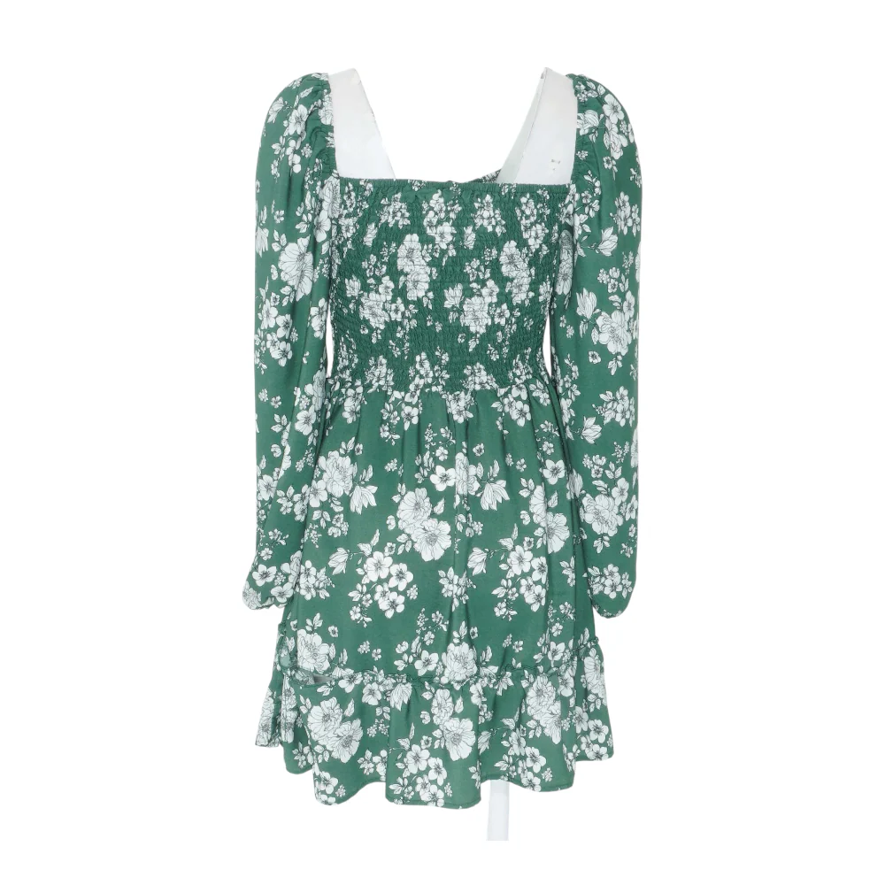Green Plus Floral Mini Dress - Image 2