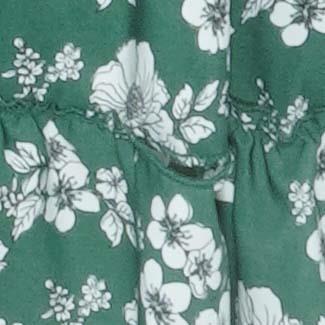 Green Plus Floral Mini Dress - Image 3