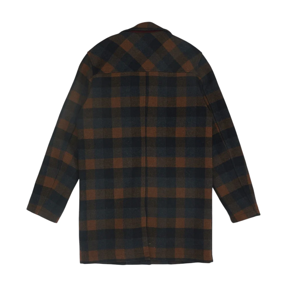 Brown Check Coat - Image 2