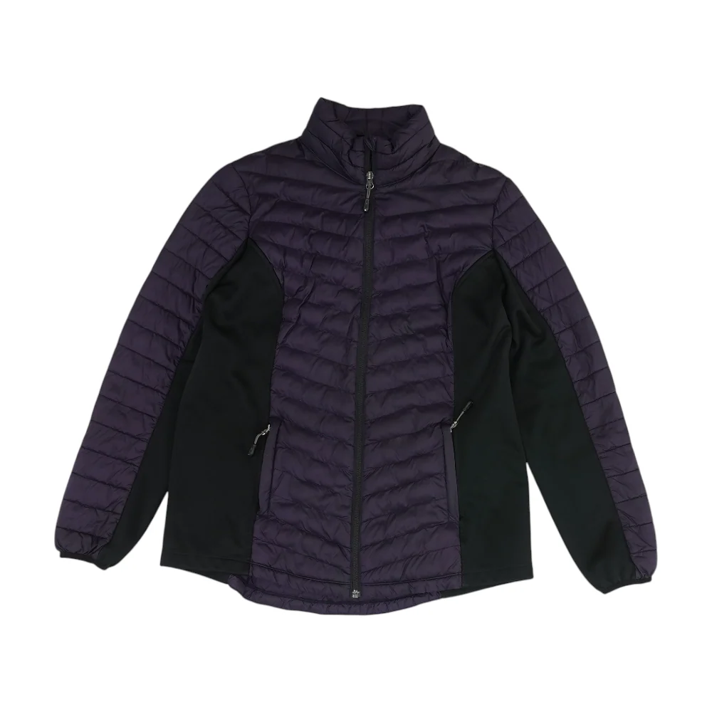 Purple Color Block Jacket