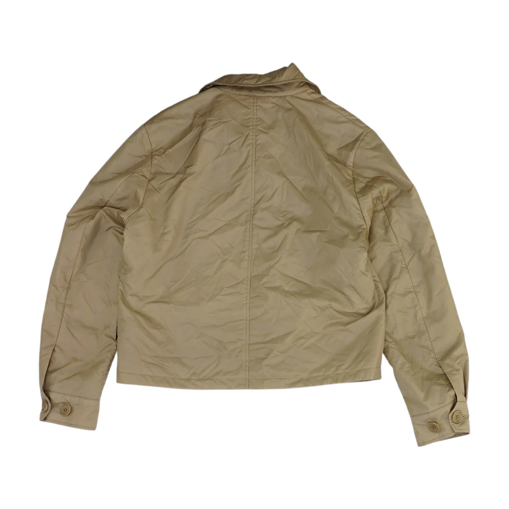 Beige Solid Jacket - Image 2