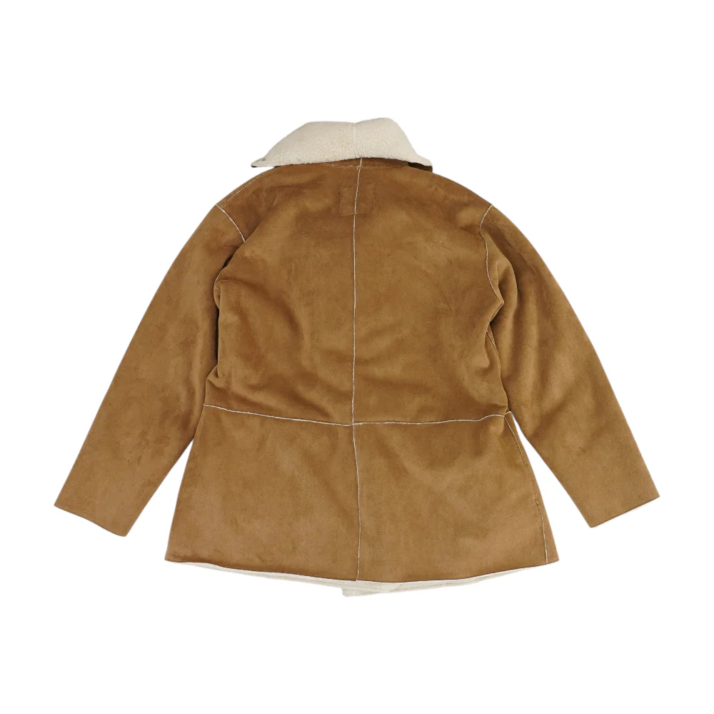 Brown Solid Jacket - Image 2