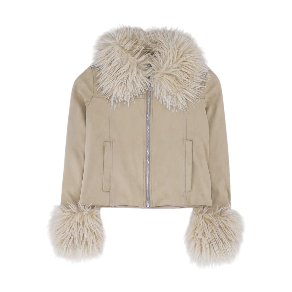 Tan Solid Jacket