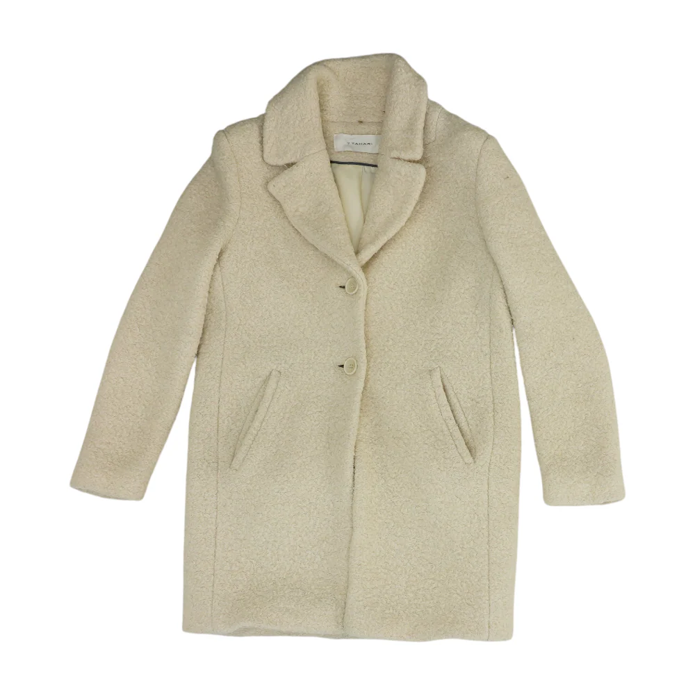 Beige Petite Solid Coat