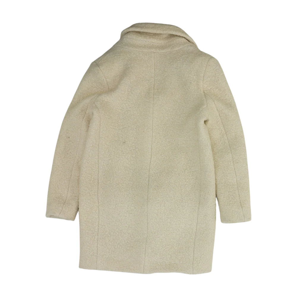 Beige Petite Solid Coat - Image 2