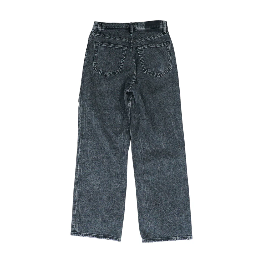 Black Wide Leg Jeans - Image 2