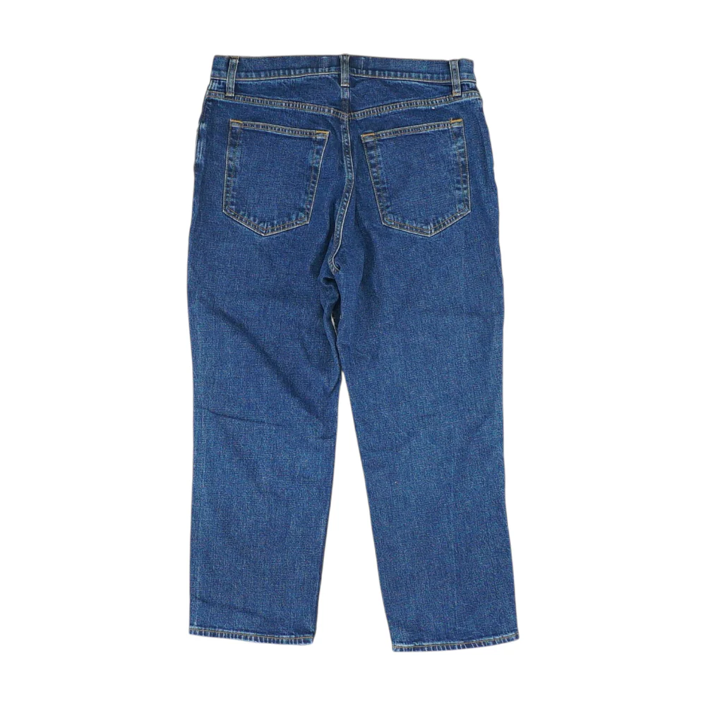 Blue Short Straight Jeans - Image 2