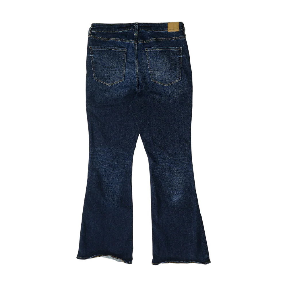 Blue Long Bell Bottom Jeans - Image 2