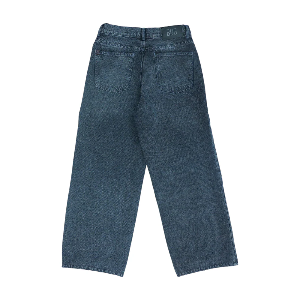 Gray Wide Leg Jeans - Image 2