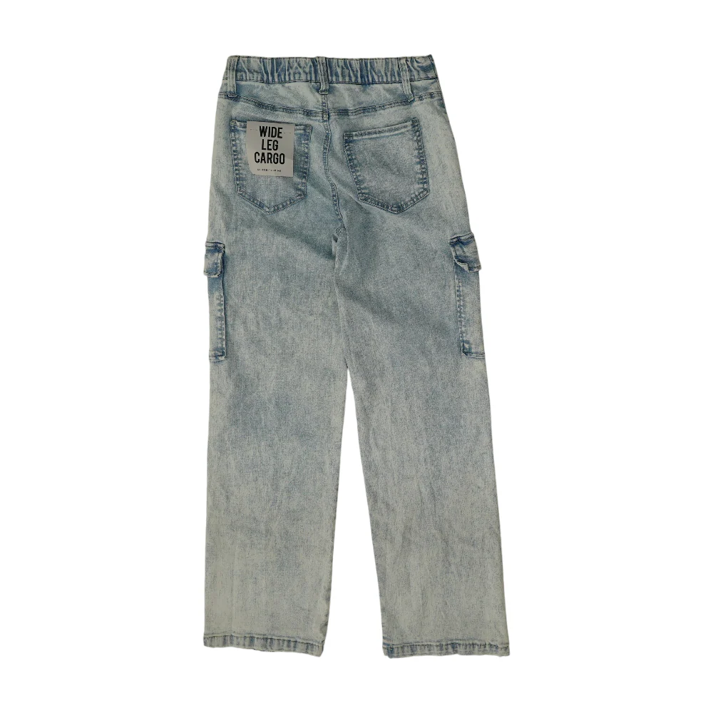 Blue Wide Leg Jeans - Image 2
