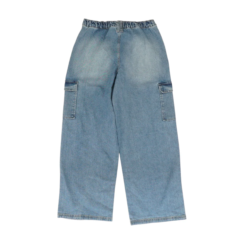 Blue Wide Leg Jeans - Image 2