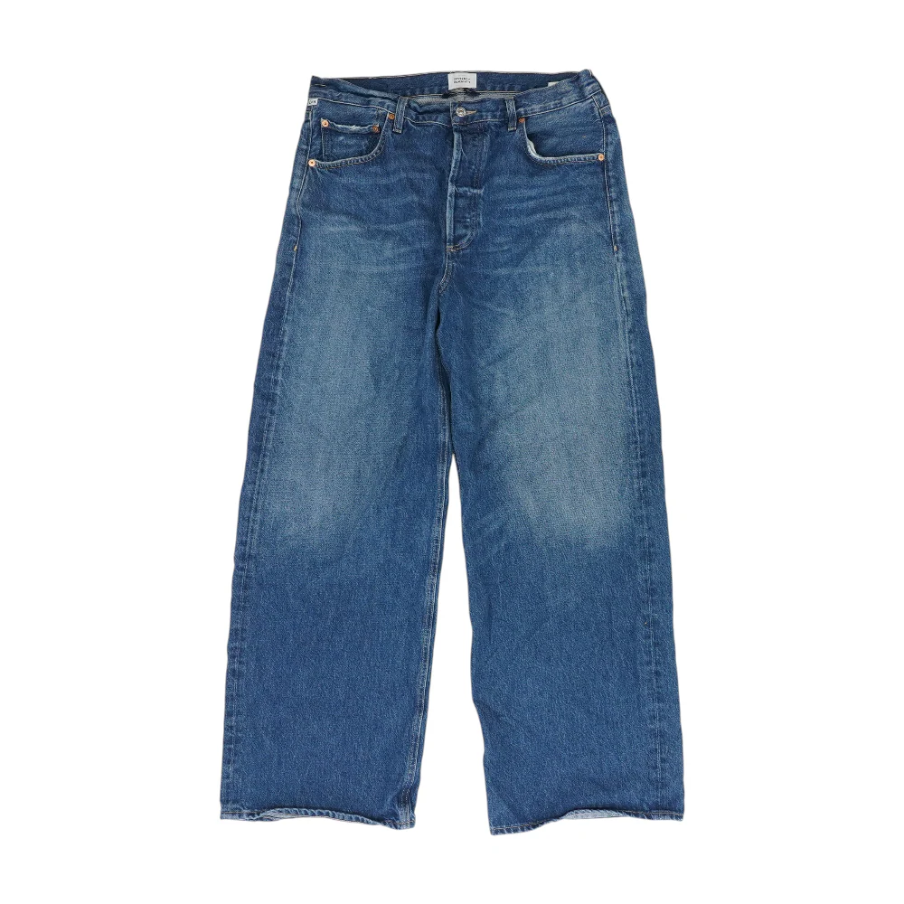 Blue Wide Leg Jeans