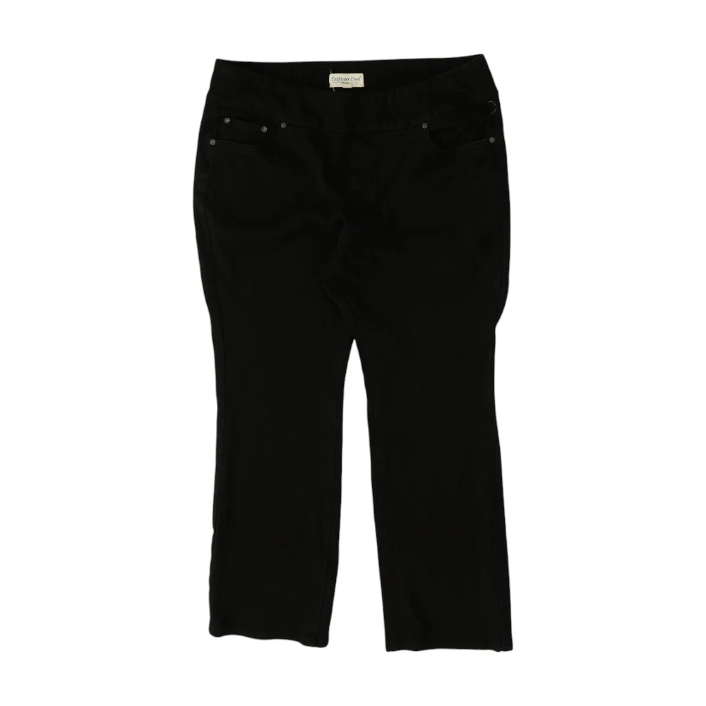 Black Petite Bootcut Jeans